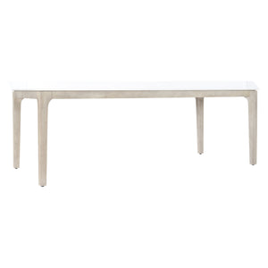 Bernhardt Bernhardt Dekton Top Teak Base Dining Table 85" — Weatherproof Modern Outdoor-Indoor Statement Piece K2202