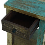 Christopher Knight Home® - Noble House - Meader Boho Handmade Distressed Mango Wood Large Side Table