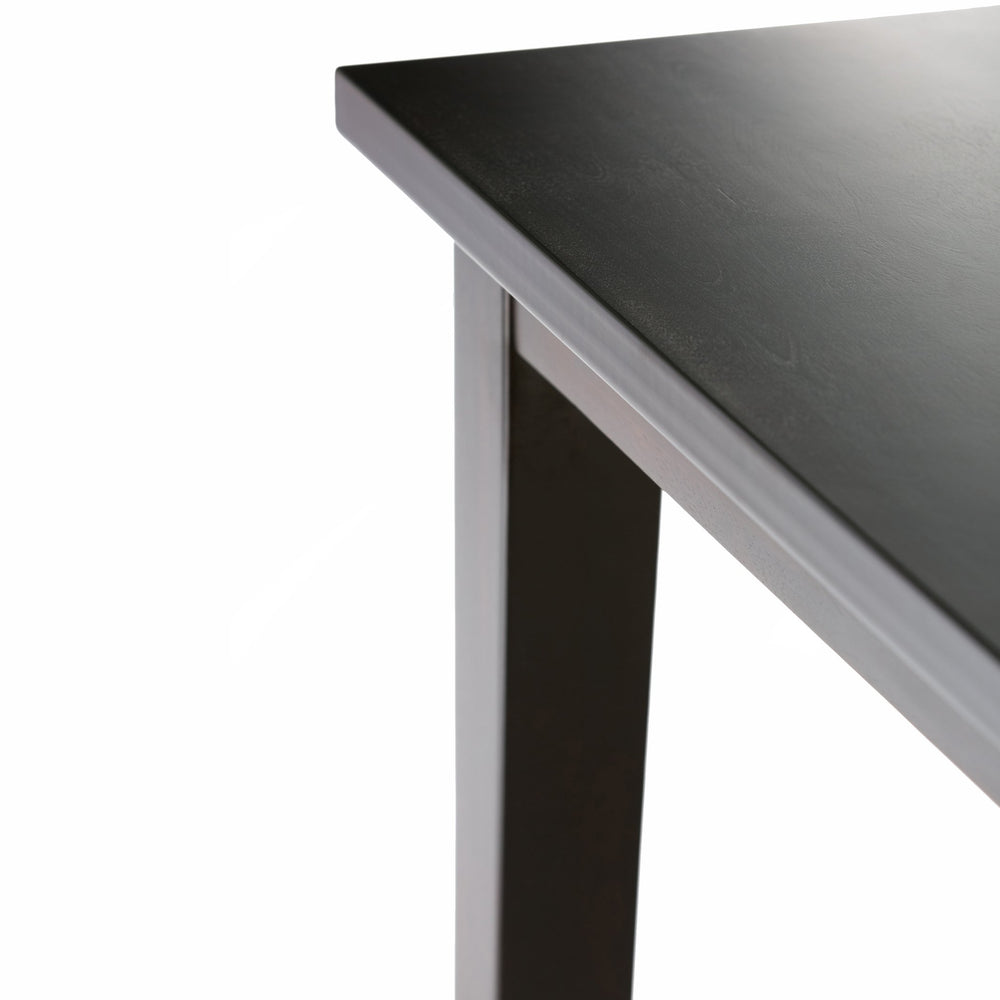 English Elm Eastwood Square Dining Table - Handcrafted Java Brown Finish For Stylish Dining & Versatile Use B136P158144