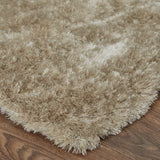 Feizy Rugs Indochine Plush Hand-tufted Polyester Shag Rug - Luxurious High Pile For Contemporary Spaces Tan,Taupe Polyester 4944550fcrm000i26