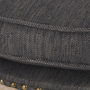 English Elm Pet Bed Nailhead Trim Plush Polyester Upholstered Contemporary Furniture Grade 72914.00CHAR