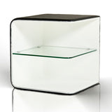 VIG Furniture Spirit Contemporary Black and White Nightstand VGEVBN007