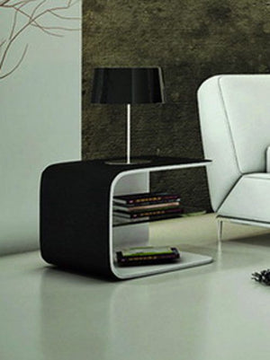 VIG Furniture Spirit Contemporary Black and White Nightstand VGEVBN007