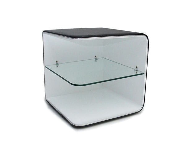 VIG Furniture Spirit Contemporary Black and White Nightstand VGEVBN007