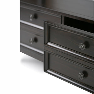 English Elm Amherst Console Sofa Table - Timeless Hickory Brown With Stylish Storage For Any Living Space B136P159427