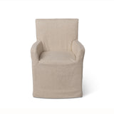 Park Hill Slip Covered Linen Arm Chair EFS26077
