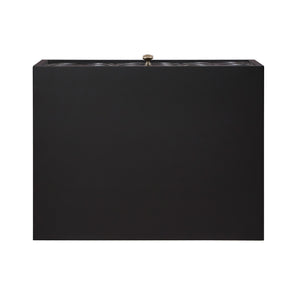 Homelegance By Top-Line Bellamy Arched Diamond Gold Metal End Table Black Engineered Wood