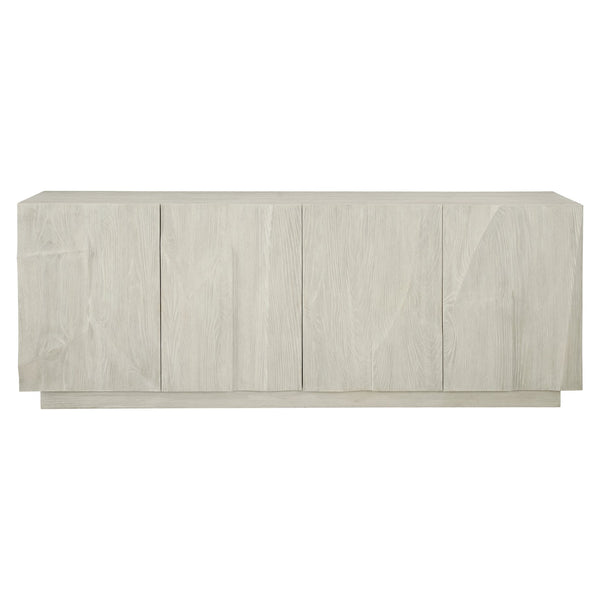 Bernhardt Bernhardt Modern Alvarez Entertainment Credenza With Soft-Close Doors, Cable Management, Textured Wood Finish 305865