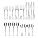 Lenox Oneida Colonial Boston 20 Piece Everyday Flatware Set, Service for 4 Metallic, STAINLESS METAL 2750020N