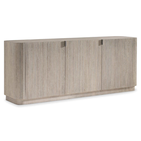 Bernhardt Bernhardt Lucerne Wire-brushed Oak Media Credenza with Reeded Surround and Cable Management 393880