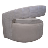 Parker House Parker Living Orbit - Elise Natural Open Back Accent Chair Elise Natural 100% Polyester SORB#912-ELNT