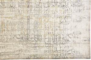 Feizy Rugs Waldor Modern High-low Pile Abstract Rug - Elegant Gold And Gray Tones For Chic Home Decor Ivory,Gray Polypropylene,Polyester 7353683fbge000h13