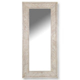 Parker House Crossings Monaco Floor Mirror Weathered Blanc Solid Mango MON#M3680