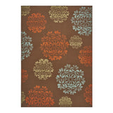 Christopher Knight Home® - Noble House - Ramonna Indoor Floral 8 X 11 Area Rug, Brown and Blue