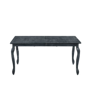 English Elm Ext. Dining Table Rubberwood Cabriole Leg French Country Extendable with Butterfly Leaf 70936.00