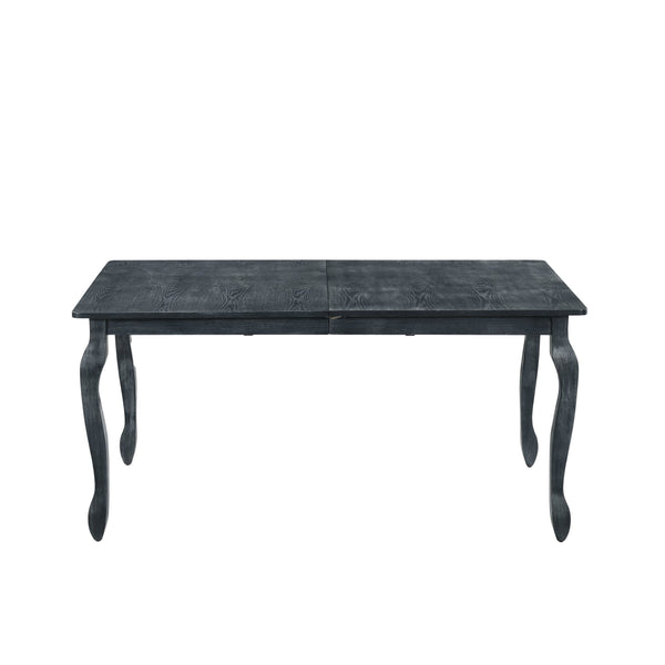 English Elm Ext. Dining Table Rubberwood Cabriole Leg French Country Extendable with Butterfly Leaf 70936.00