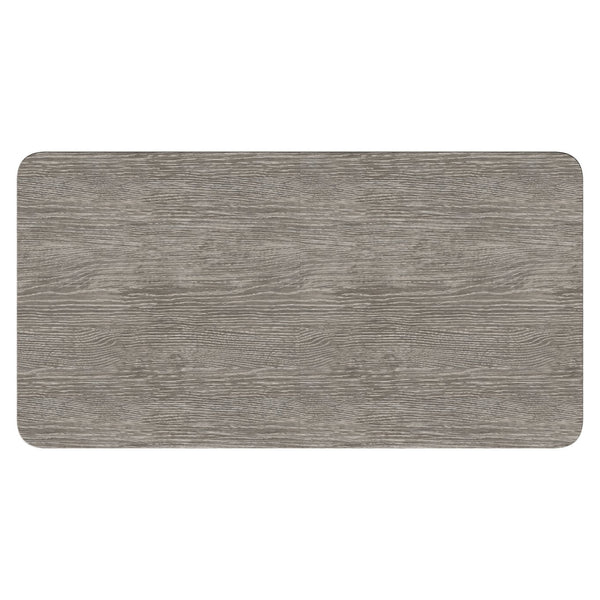 Bernhardt Bernhardt Monolith Dining Table With Wire-Brushed Oak Puma Finish, 84" Expandable Top, Rustic Modern Charm 343222