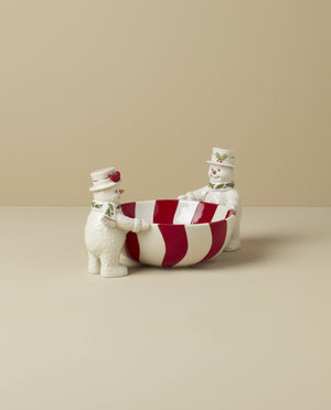 Lenox Happy Holly Days Treat Bowl Ivory, IVORY PORCELAIN 896363