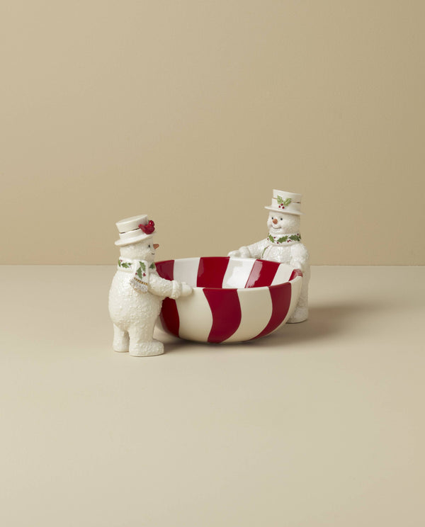 Lenox Happy Holly Days Treat Bowl Ivory, IVORY PORCELAIN 896363