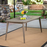 Christopher Knight Home® Acacia Wood Outdoor Dining Table - Gray, 71 x 35.5 x 29.25 - Stylish & Durable