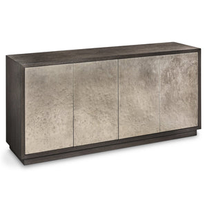 Bernhardt Bernhardt Geneve Oak and Cast Aluminum Buffet with Push Open Doors for Dining Rooms 392134
