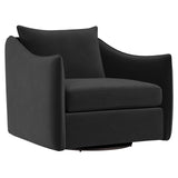Bernhardt Joli Fabric Swivel Chair 5558-000 White P4812S_5558-000 Bernhardt