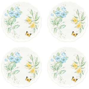 Lenox Butterfly Meadow Melamine 4-Piece Dinner Plates Multi, WHITE MELAMINE 856373