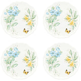 Lenox Butterfly Meadow Melamine 4-Piece Dinner Plates Multi, WHITE MELAMINE 856373