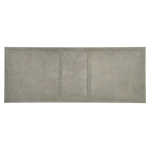 Bernhardt Bernhardt Nebbia Parquetry Dining Table With Stainless Steel Inlay, 88" Expandable Top, Octagonal Bases K1946