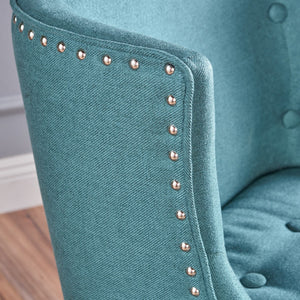 Christopher Knight Home® - Noble House - Adelina Contemporary Upholstered Accent Chair with Nailhead Trim