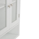 Acadian Double Door Wall Cabinet Pure White B136P158498 Hearth and Haven