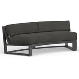 Redondo Curved Sofa in Spectrum Carbon, No Welt SW3801-CRV-48085 Sunset West