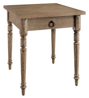 Chateaux Rectangle Lamp Table With Drawer 26204 Hekman Furniture