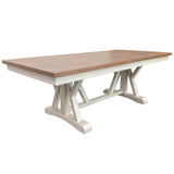 Americana Modern Dining 88 In. Trestle Extendable Dining Table