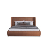 VIG Furniture Modrest Emilia - Modern Burnt Orange Velvet Bed VGKN-N5070-ORG