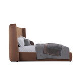 VIG Furniture Modrest Emilia - Modern Burnt Orange Velvet Bed VGKN-N5070-ORG