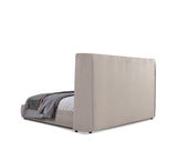 VIG Furniture Modrest Emilia - Modern Beige Velvet Bed VGKN-N5070-BGE