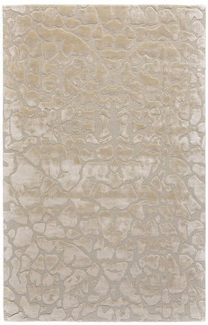 Feizy Rugs Mali Hand-tufted Abstract Rug – Contemporary Glam With Subtle Sheen For Sophisticated Interiors Ivory,Taupe,Tan Viscose,Wool 7178629fivy000c50