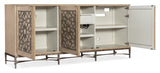 Hooker Furniture Melange Suzani Three Door Entertainment Console 628-55013-80 628-55013-80