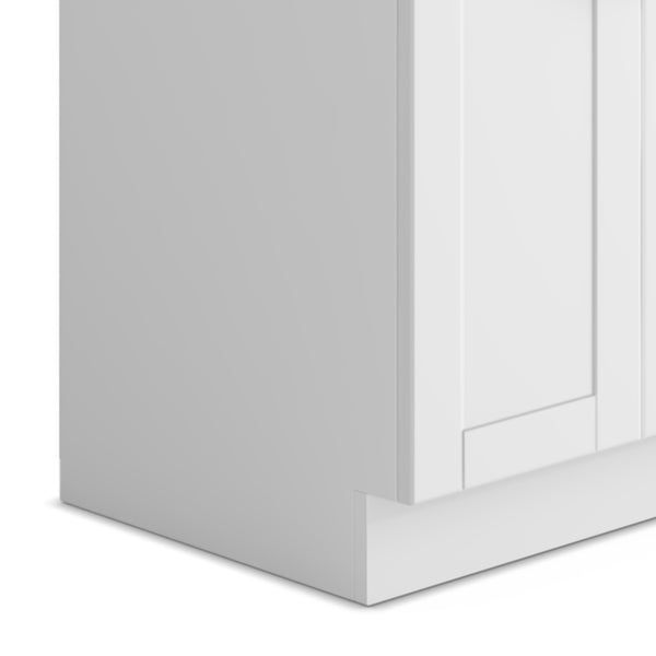 English Elm Kyle - 24" Compact Laundry Cabinet With Deep Stainless Steel Sink & Pull-Out Faucet For Small Spaces B136P158799