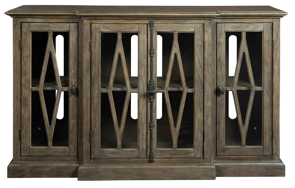 Hekman Furniture Hekman Accents Entertainment Center With Fret Doors 28534 Special Reserve