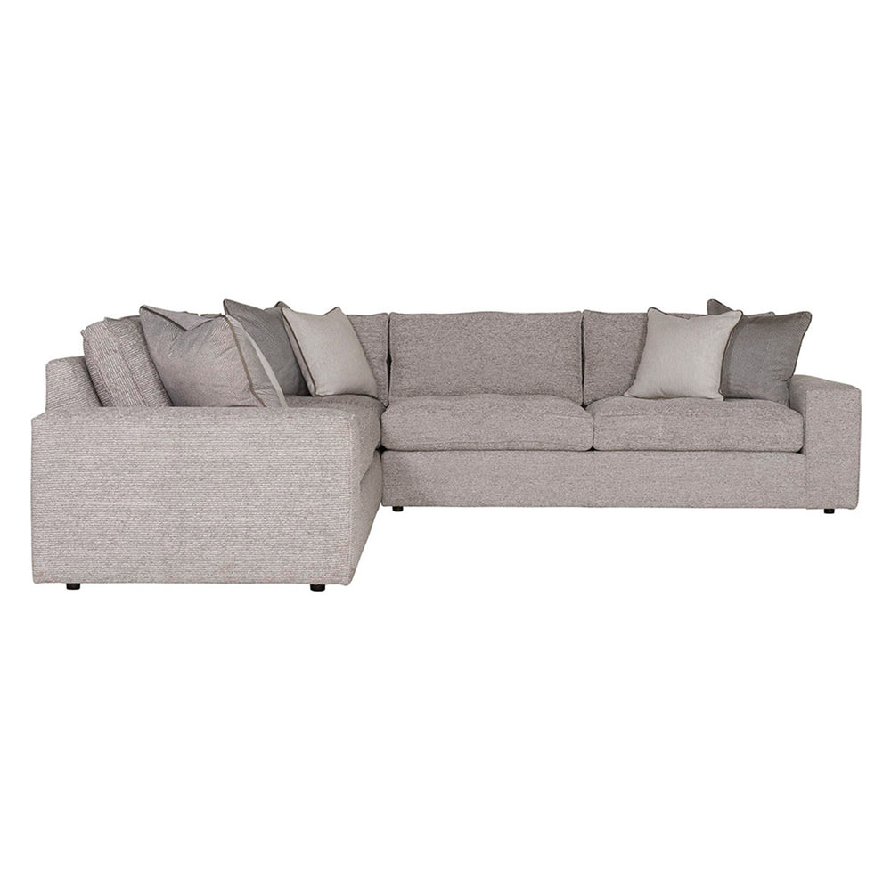 Bernhardt Bernhardt Nest Sectional With Feather-Down Cushions, Wide Track Arms & Customizable Made-To-Order Options K1717