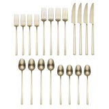 Lenox Cambridge Damaris Champagne Satin 20-Piece Flatware Set NO COLOR METAL 513720CKW12R