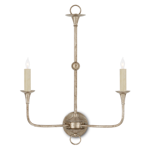 Nottaway Bronze Double-Light Wall Sconce - Elegant Minimalist Design for Traditional & Transitional Spaces