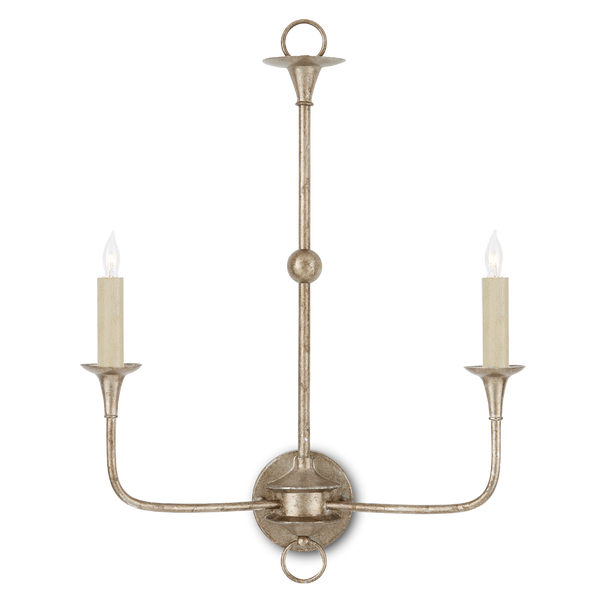 Nottaway Bronze Double-Light Wall Sconce - Elegant Minimalist Design for Traditional & Transitional Spaces