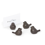 Cast Iron Songbird Place Card Holder - Box of 4