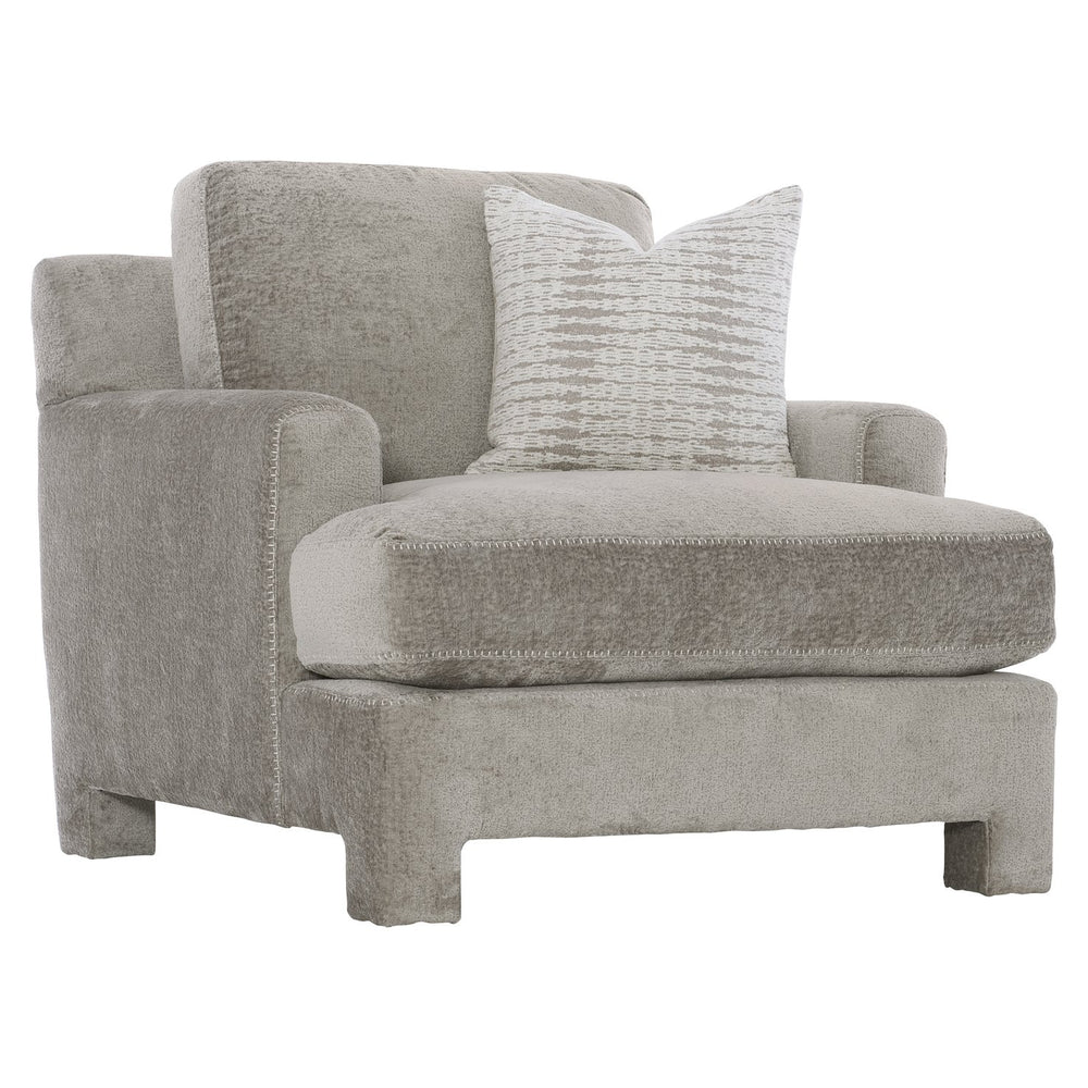 Bernhardt Bernhardt Mily Chair — Fully Upholstered Modern Low-Profile Lounge With Feather-Down Cushioning, Customizable - Made to Order P1292A