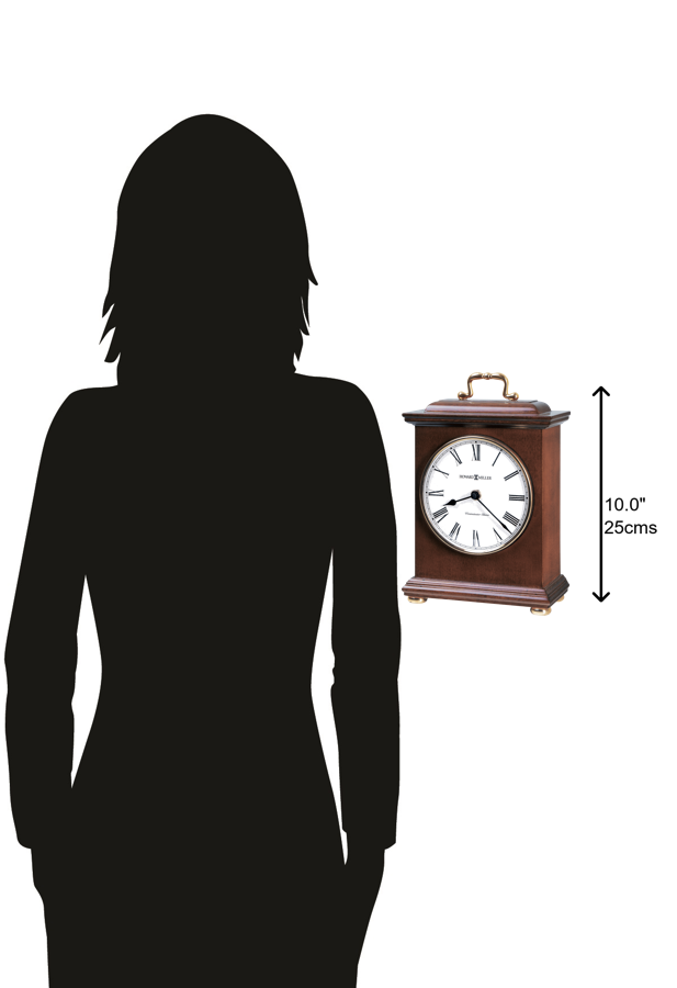 Hekman Furniture 635122 Elegant Wooden Mantel Clock With Westminster Chimes & Classic Windsor Cherry Finish Windsor Cherry Tara Mantel Clock 635122