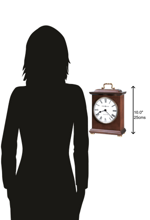 Hekman Furniture 635122 Elegant Wooden Mantel Clock With Westminster Chimes & Classic Windsor Cherry Finish Windsor Cherry Tara Mantel Clock 635122