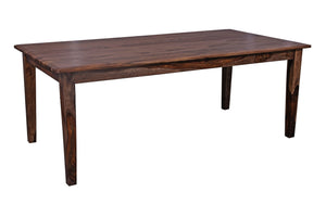 Porter Designs Porter Sonora Solid Sheesham Wood Dining Table - Handcrafted Elegance With Rich Color Variation Brown Wood 07-196-01-9740